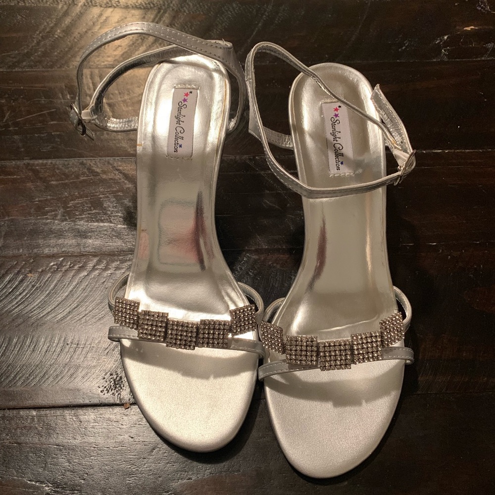Silver heels